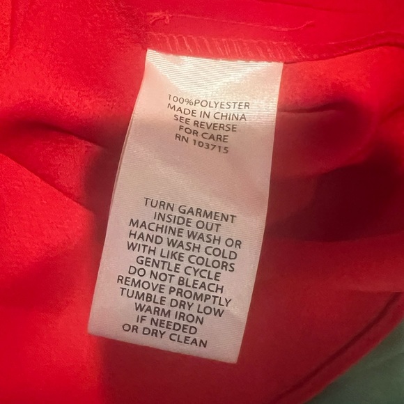 Nanette Lapore red dress with tier sleeves size 10 - Picture 7 of 7